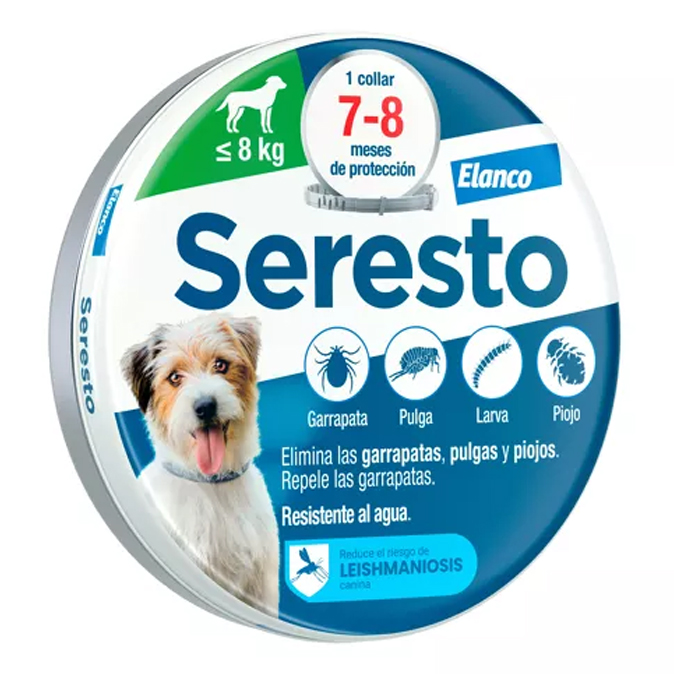 SERESTO COLLAR 1,25 G - 8 KG PERRO 38CM