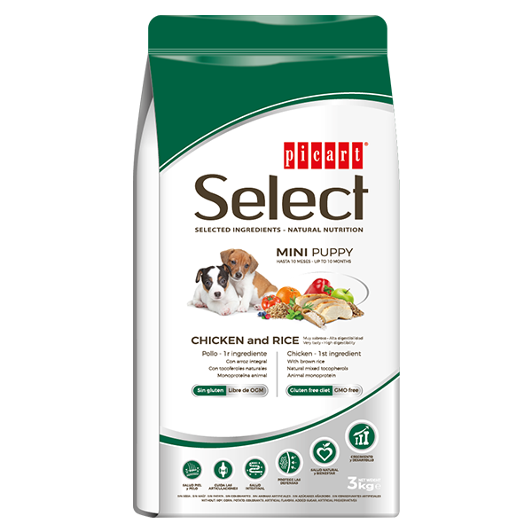 SELECT MINI PUPPY CHICKEN&amp;RICE 3KG