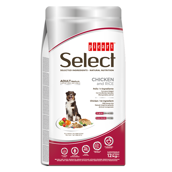 SELECT ADULT MEDIUM CHICKEN&amp;RICE 12KG