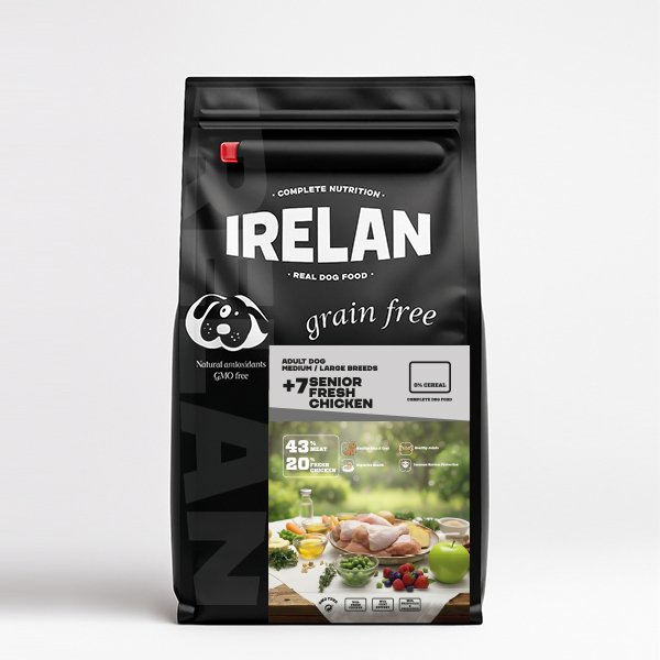 IRELAN GRAIN FREE ADULT DOG FRESH +7 SENIOR 3kg