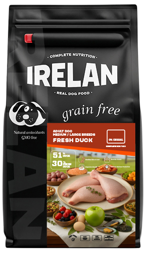 IRELAN GRAIN FREE ADULT DOG FRESH PATO 12kg
