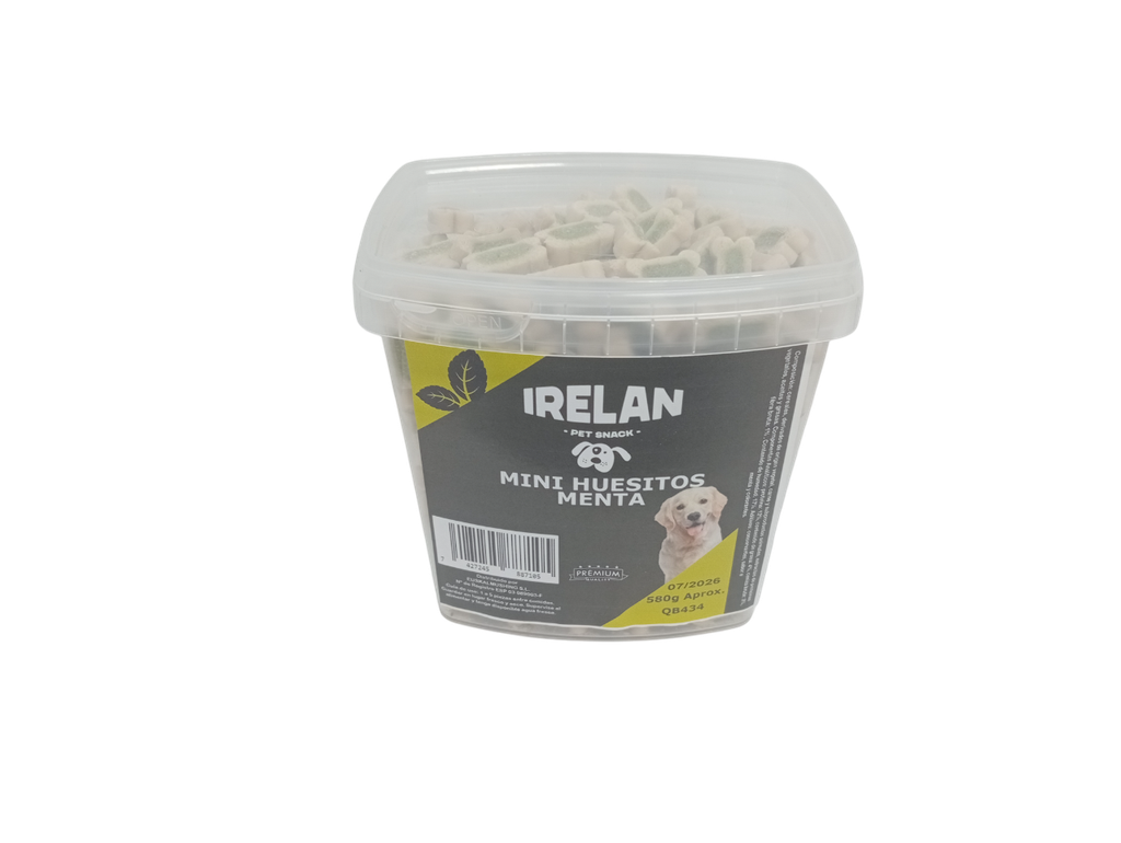 IRELAN MINI HUESITOS MENTA 580GR QB434