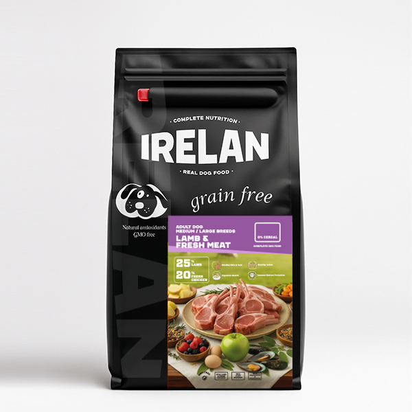 IRELAN GRAIN FREE ADULT DOG LAMB FRESH MEAT 3kg
