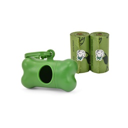 [8427458032520] N.Portabolsas Recic.+2Rollos de 15 bolsas lavanda PE92024