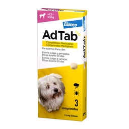 [5420036975458] ADTAB 112mg (2,5-5,5KG) Perro Masticable 3Comprimidos