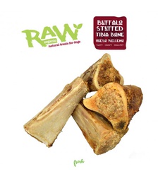 [8436540740410] Fresh Raw Hueso de tibia relleno de búfalo horneado Natural,FR16 Bolsa 10ud.