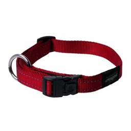 [649510002342] ROGZ COLLAR CLASSIC ROJO M 26-40cm HB11-C