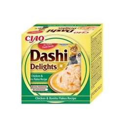 [4262365730657] Churu Cat Dashi Delight Pollo y Bonito 6ud.063557.-