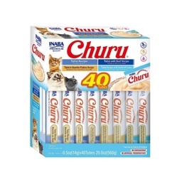 [4262365731418] Churu Cat Variedades ATUN-40Tubos.Caja Azul.063504.DESCATALOGADO