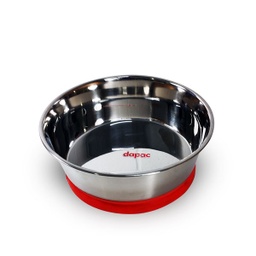 [8436572725690] D.COMEDERO ACERO ANTIDESLIZANTE VENTOSA 24CM ANK1029