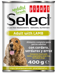 [8436011151967] Select Humedo Adult Cordero 400gr.